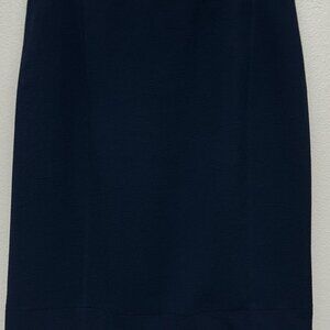 MM Lafleur Pencil Skirt Size 16 Navy Blue Excellent Condition Career Work Office